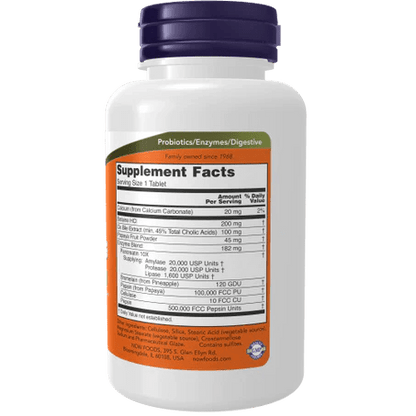 Super Enzymes de Now Foods | Reduce malestar digestivo tras comidas abundantes | 90 tabletas