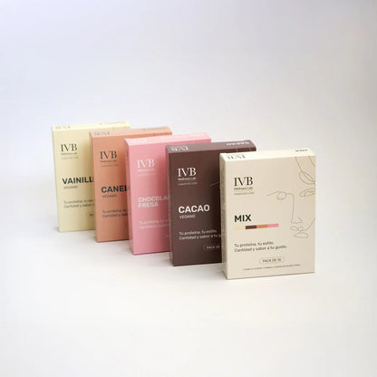 Sticks de sabores de IVB | Para personalizar el sabor de tus complementos en polvo | 10 sobres