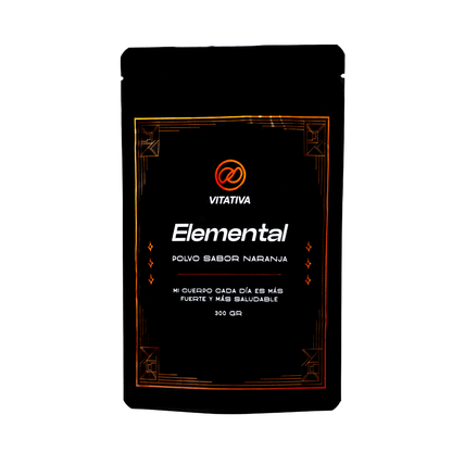 Multivitamínico con Magnesio, Probióticos, Colágeno de Vitativa - Elemental | Apoyo Inmunológico + Energía | Presentación de 200 g en diferentes sabores