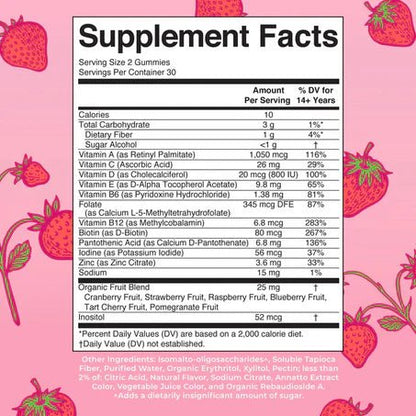 Multivitamínico Mujer de MaryRuth’s | Refuerza el sistema inmunológico | 60 Cápsulas