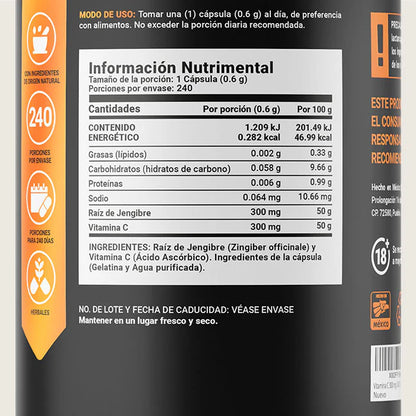 C Blend Vitamina C | B-Life | Fortalece Sistema Inmune | 240 cápsulas