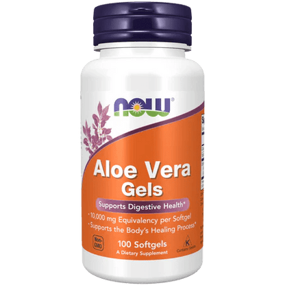 Aloe Vera Gels NOW Foods  | Contribuye a procesos naturales de regeneración | 100 Cápsulas