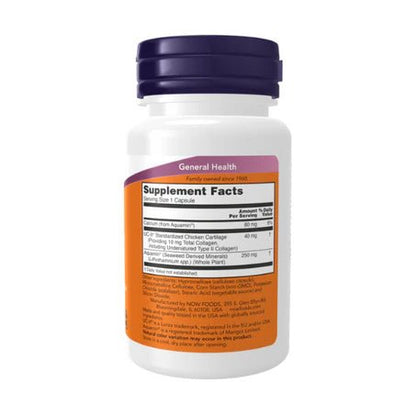 UC-II Colágeno Tipo II NOW Foods | Soporte Articular | 60 cápsulas