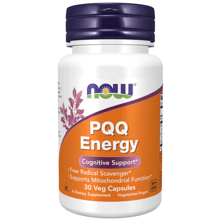 PQQ Energy NOW Foods | Apoya la memoria y concentración | 30 cápsulas