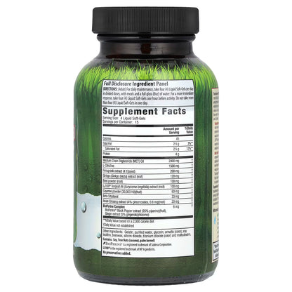 Testosterona UP RED con Extracto de raíz de maca de Irwin Naturals | Incrementa la energía y favorece la vitalidad masculina | 60 Cápsulas Blandas