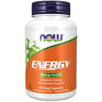 Energy NOW Foods | Metabolismo y Soporte Adrenal | 90 cápsulas vegetales