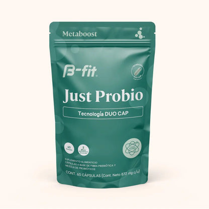 Probióticos Just Probio B-fit 2 billones UFC | Apoyo a la Microbiota|  30 y 60 Cápsulas