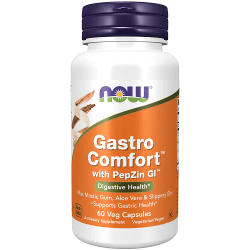 Gastro Comfort NOW Foods | Soporte Digestivo y Gástrico | 60 cápsulas