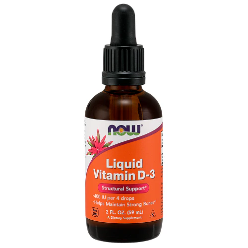 Now | Vitamina D-3 Líquida | Salud Ósea y Sistema Inmune | 59ml