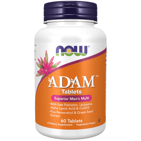 ADAM NOW de Now Foods | Multivitamínico para hombres | 60 tabletas