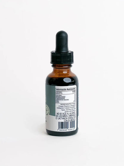 Hongo Adaptógeno Chaga de Landa Adaptógenos | Contribuye con la acción antiinflamatoria | 30ml Alta Biodisponibilidad