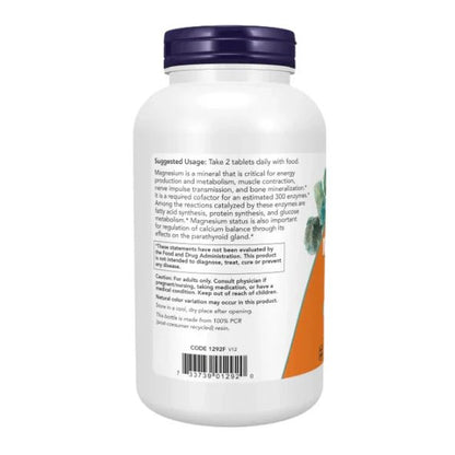 Comprimidos de Citrato de Magnesio de 200 mg 250 tabletas