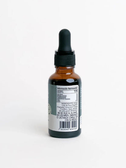 Hongo Cola de pavo de Landa Adaptógenos | Apoyo del Sistema Inmune - Bienestar Digestivo | 30ml de Alta Biodisponibilidad