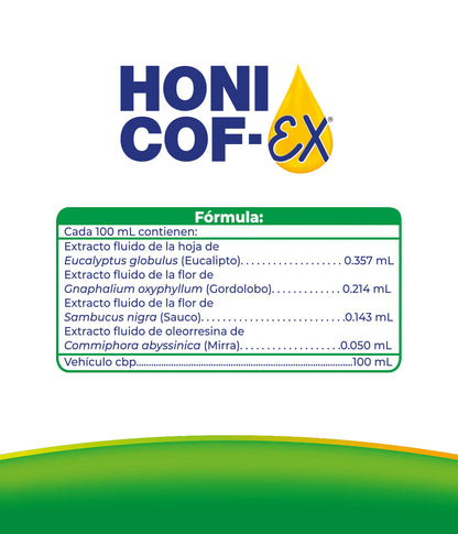 DUO: HONICOF-EX | Jarabe Herbolario | Salud respiratoria