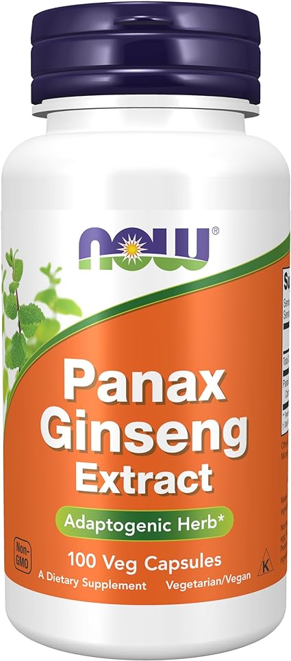 Now | Panax Ginseng | Salud Cerebral y Cognitiva | 100 y 250 cápsulas