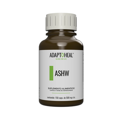 Ashwagandha 500mg de Adapto Heal | Reduce Cortisol, Balance Hormonal | 150 Cápsulas Vegetales