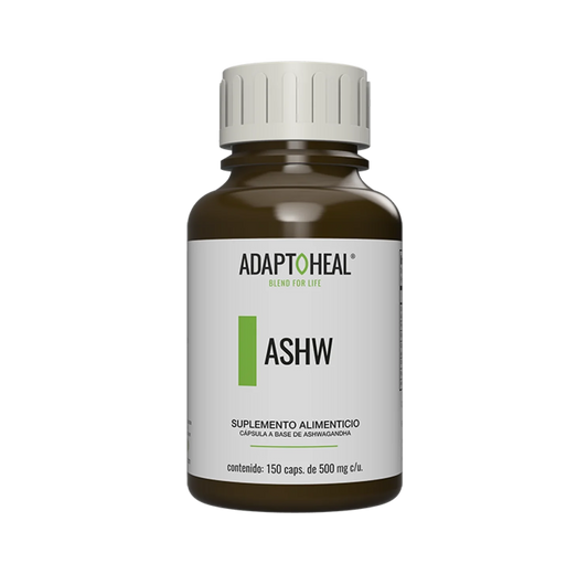 Ashwagandha 500mg de Adapto Heal | Reduce Cortisol, Balance Hormonal | 150 Cápsulas Vegetales