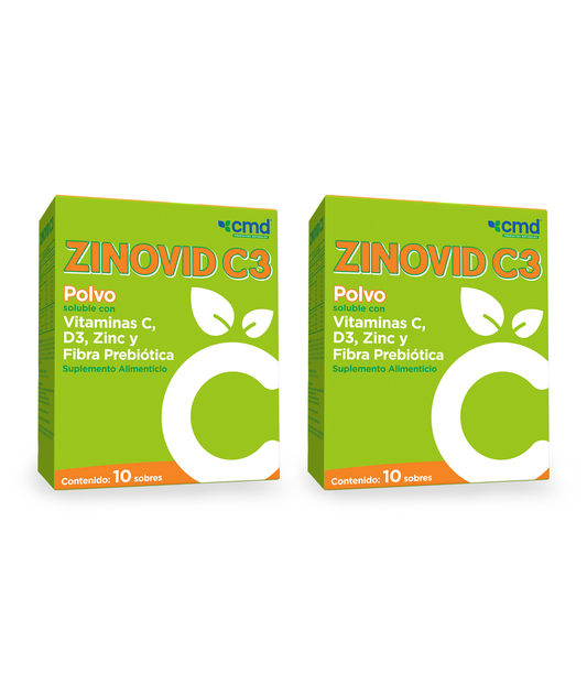 DUO: ZINOVID C3 | Salud Inmunitaria, Ósea