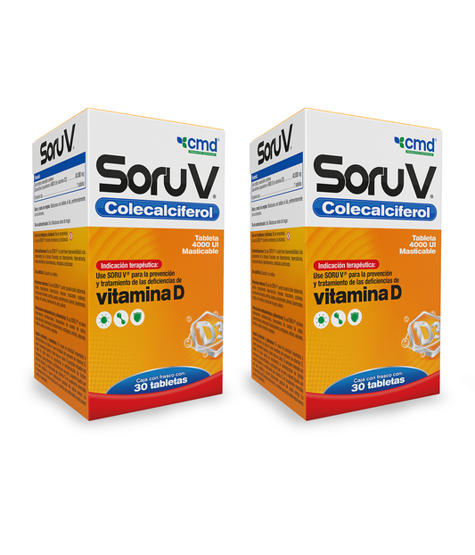 DUO: Soru V Vitamina D3 | Suplemento | Salud Ósea y Dental