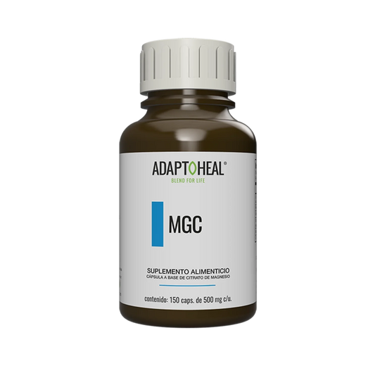 Citrato de Magnesio 500mg de Adapto Heal | Promueve la relajación muscular - Ayuda a reducir calambres y tensiones | 150 Cápsulas Vegetales