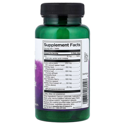 Complejo Supremo de DHEA con Zinc y plantas de Swanson | Apoyo en la Vitalidad Sexual | 45 cápsulas vegetales
