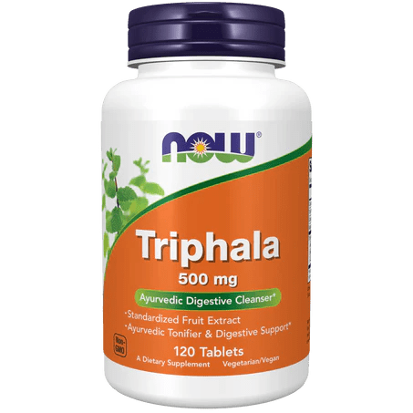 Triphala 500mg de Now Foods |  Soporte Digestivo  | 120 Cápsulas