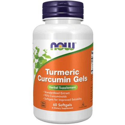 Cúrcuma Curcuminoides de Now| Protección Antioxidante | 60 cápsulas