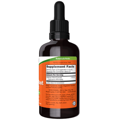Extracto de Valeriana, NOW, Líquido | Favorece el equilibrio emocional |60 ml