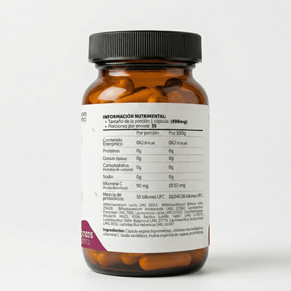 50 Billones Probióticos + Prebióticos Bioflora | Suplemento  | Salud Digestiva