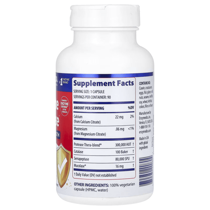 Immune Defense™ de Enzymedica | Refuerza la función del sistema inmune | 90 cápsulas