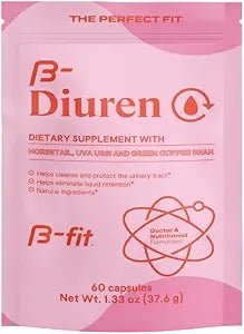 Cola de caballo Diuren de B-fit | Apoya bienestar general, sistema urinario | 60 cápsulas