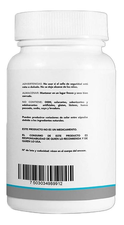 NAC N-Acetil-L-Cisteína 500 mg de Nutrasana  | Contribuye a la desintoxicación del hígado, mejora la función respiratoria y refuerza el sistema inmunológico  | 90 Cápsulas Vegetales