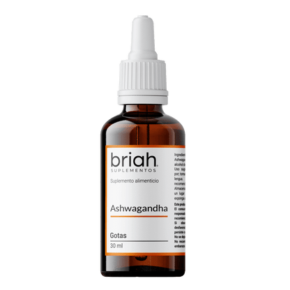 Extracto de raíz de Ashwagandha Líquida de Briah | Vitalidad y equilibrio | 30 ml