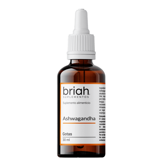 Extracto de raíz de Ashwagandha Líquida de Briah | Vitalidad y equilibrio | 30 ml