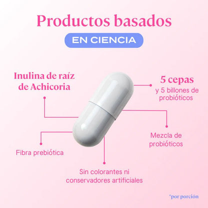 Intimelle B-fit Probióticos Femeninos | Bienestar Íntimo y Digestivo | 60 cápsulas