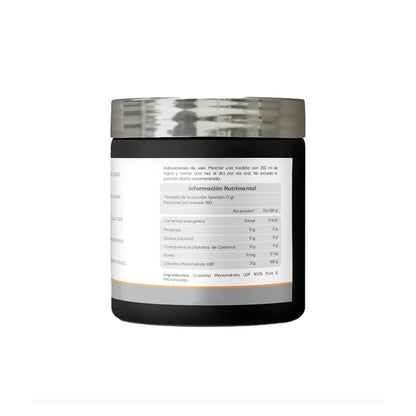 Creatina Monohidratada 100% Pura y Micronizada 3g por porción de Nutrasana | Esencial para quienes buscan mejorar su función muscular y rendimiento físico | Polvo de 300g - 100 porciones