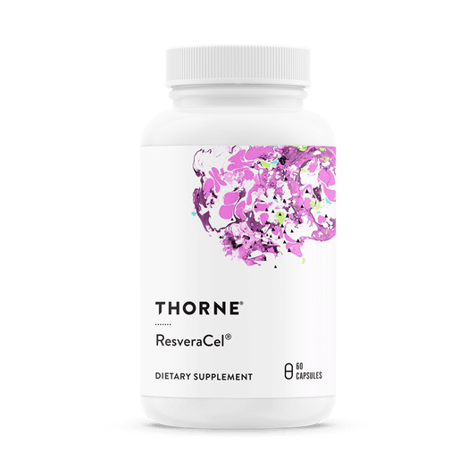 Nicotinamida ribósido 415mg, Quercetina 250mg, Resveratrol 150mg de Thorne - Fórmula avanzada antioxidante | 60 cápsulas vegetales