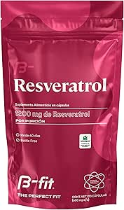 Resveratrol B-fit 1200 mg | Apoya defensa antioxidante, bienestar celular | 120 cápsulas
