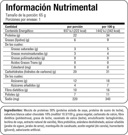 Barra de Proteína Frutos Rojos | Snack Saludable