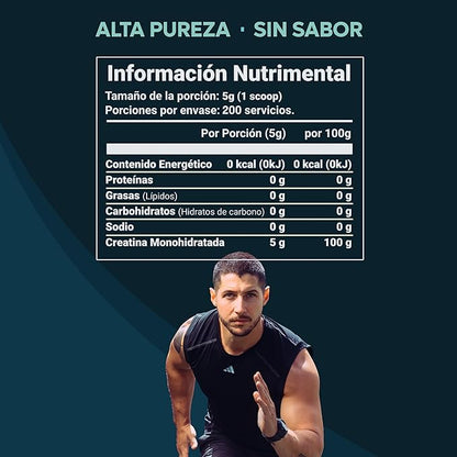 Creatina Monohidratada 5g de Valara Nutrition 450g de Alta Pureza Sin Sabor | Favorece la Recuperación Muscular | 90 porciones