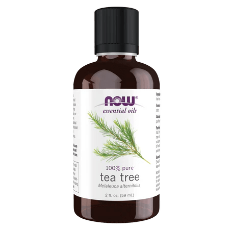 Aceite esencial de árbol de té 100% puro de Now | Aromaterapia |  59 mL