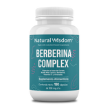 Berberina con Ácido Alfa Lipoico, Canela, Vitamina E y minerales de Natural Wisdom | Apoya la función metabólica y cardiovascular, gracias a sus propiedades antioxidantes | 180 Cápsulas Vegetales