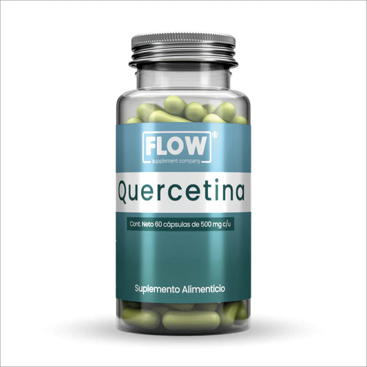 Quercetina 500mg de Flow Supplement | Apoyo de la función Inmunológica y respiratoria | 60 cápsulas vegetales