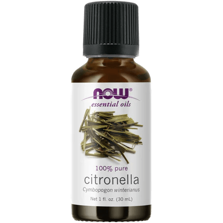 Aceite de Citronela, NOW, 100% puro | Bienestar Natural | 30 ml