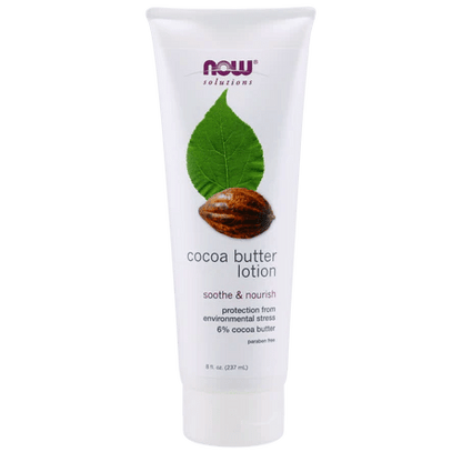 Cocoa Butter Lotion de Now | Hidrata Profundamente |  237 ml