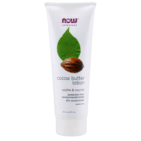 Cocoa Butter Lotion de Now | Hidrata Profundamente |  237 ml