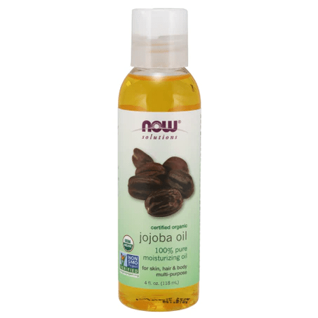 Aceite de Jojoba Orgánico de Now | Hidratante piel y cabello |  118 ml