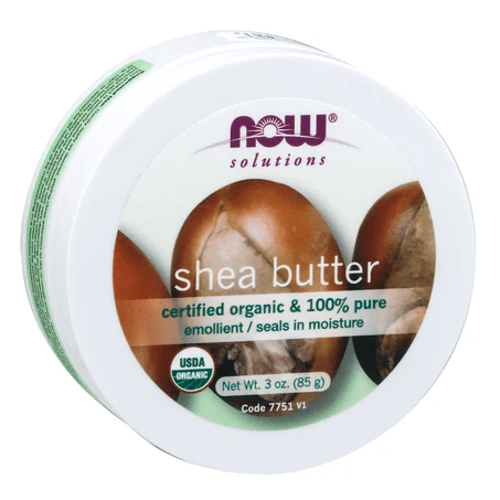 Manteca de Karité Orgánica de NOW Foods | Hidrata profundamente la piel seca | 85 g