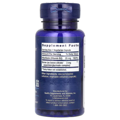 Boro, complejo de quelato avanzado 3mg de Life Extension | Fortalecimiento Óseo | 100 cápsulas vegetarianas