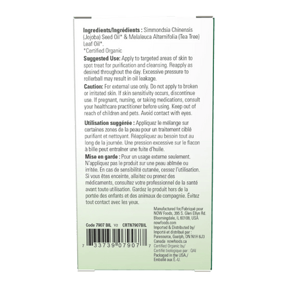 Mezcla de Aceites Esenciales de Te de Arbol, Roll-on Organico | 10 ml